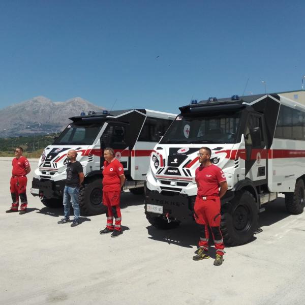 GRAELION in consegna alla CROCE ROSSA ITALIANA