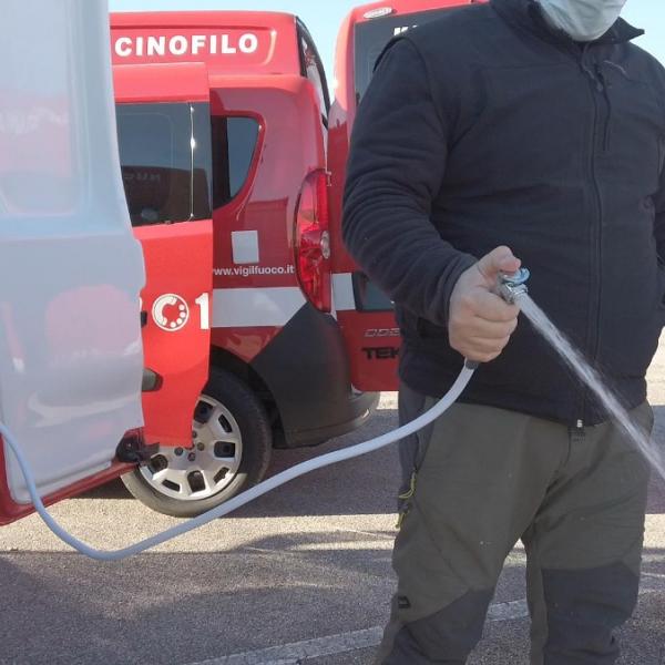 Veicoli Speciali al Nucleo Cinofilo VVFF